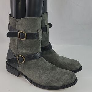 Fiorentini + Baker Eternity Suede Leather Strappy Boots